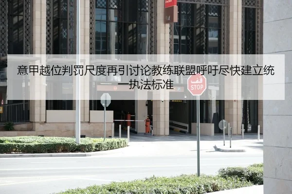 意甲越位判罚尺度再引讨论教练联盟呼吁尽快建立统一执法标准 - kaiyun